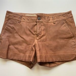 Anthro pleather shorts!